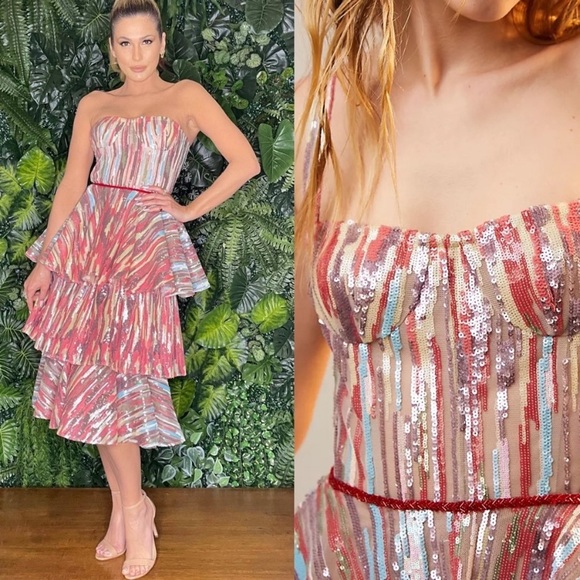 New! Bronx and Banco Serena Midi dress new with tags nwt - Picture 1 of 16